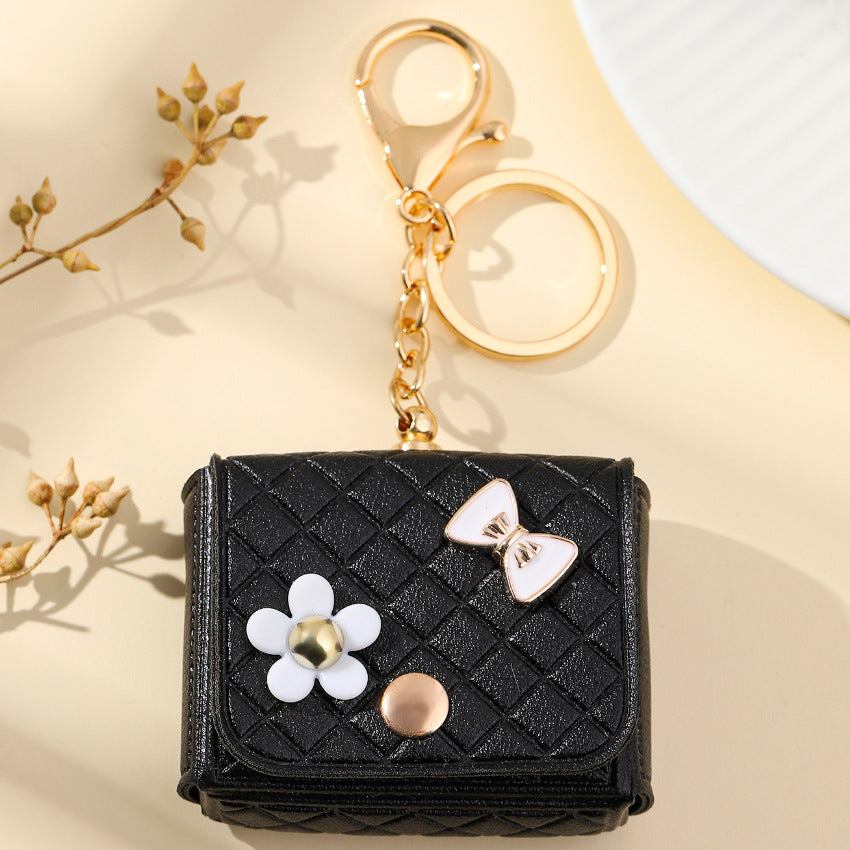 Wholesale Leather Mini Portable Zero Wallet Keychain
